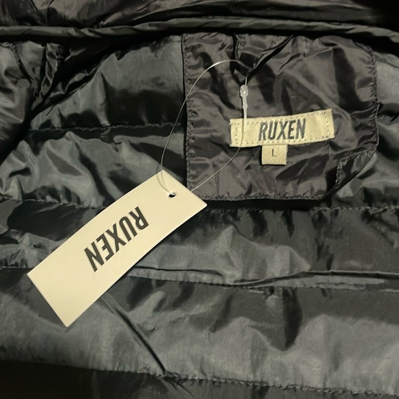 NWT Ruxen Men’s Italian Down Puffer Jacket. Size: LG - Picture 2 of 7